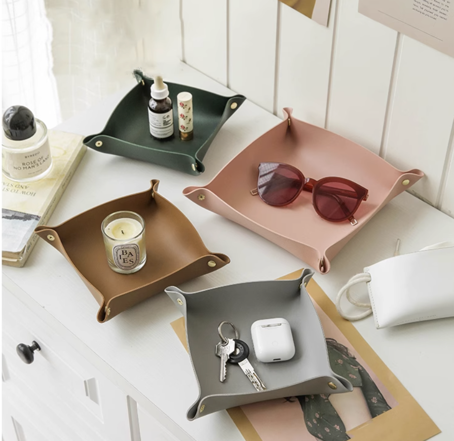 Luxe Leather Tray