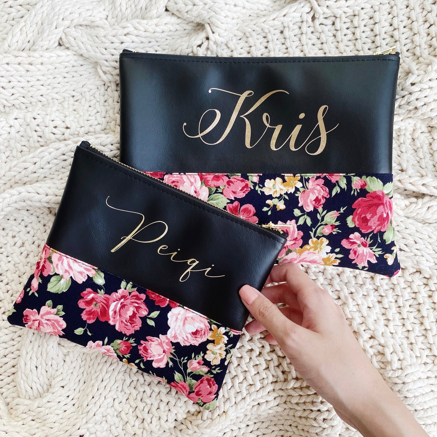 Design Your Pouch with Calligraphy - 7 Inch