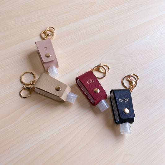 Faux Leather Sanitiser Holder