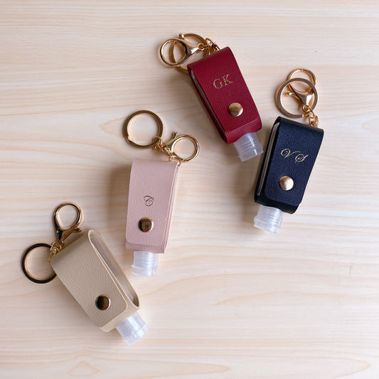 Faux Leather Sanitiser Holder