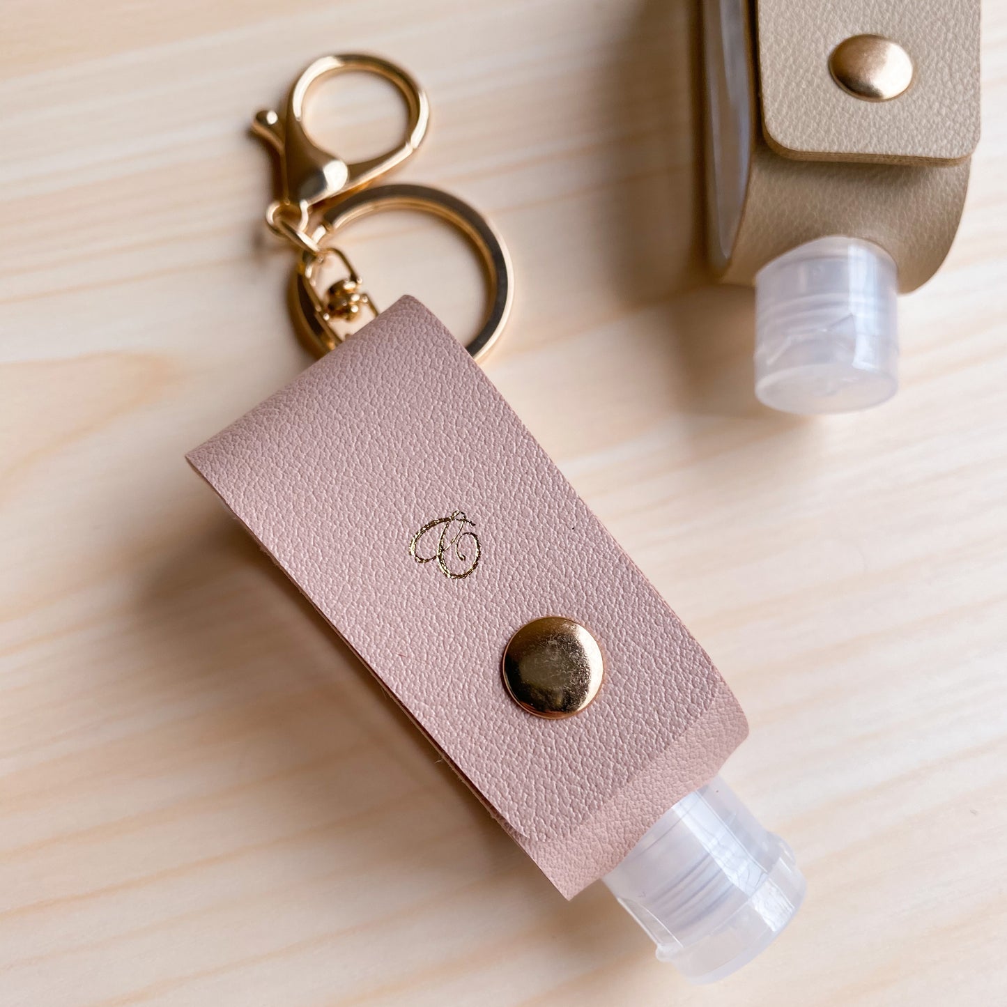 Faux Leather Sanitiser Holder