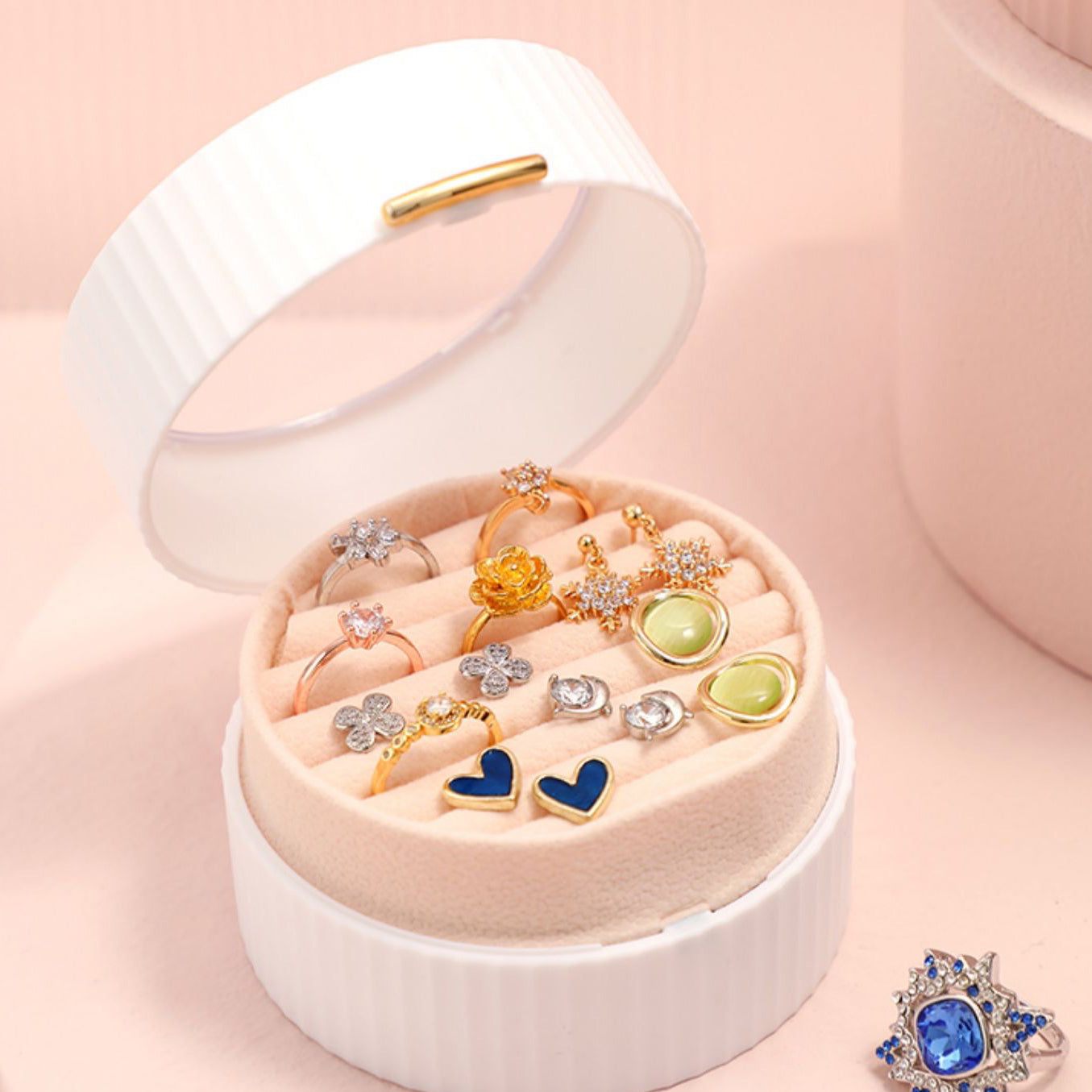Round Jewellery Box