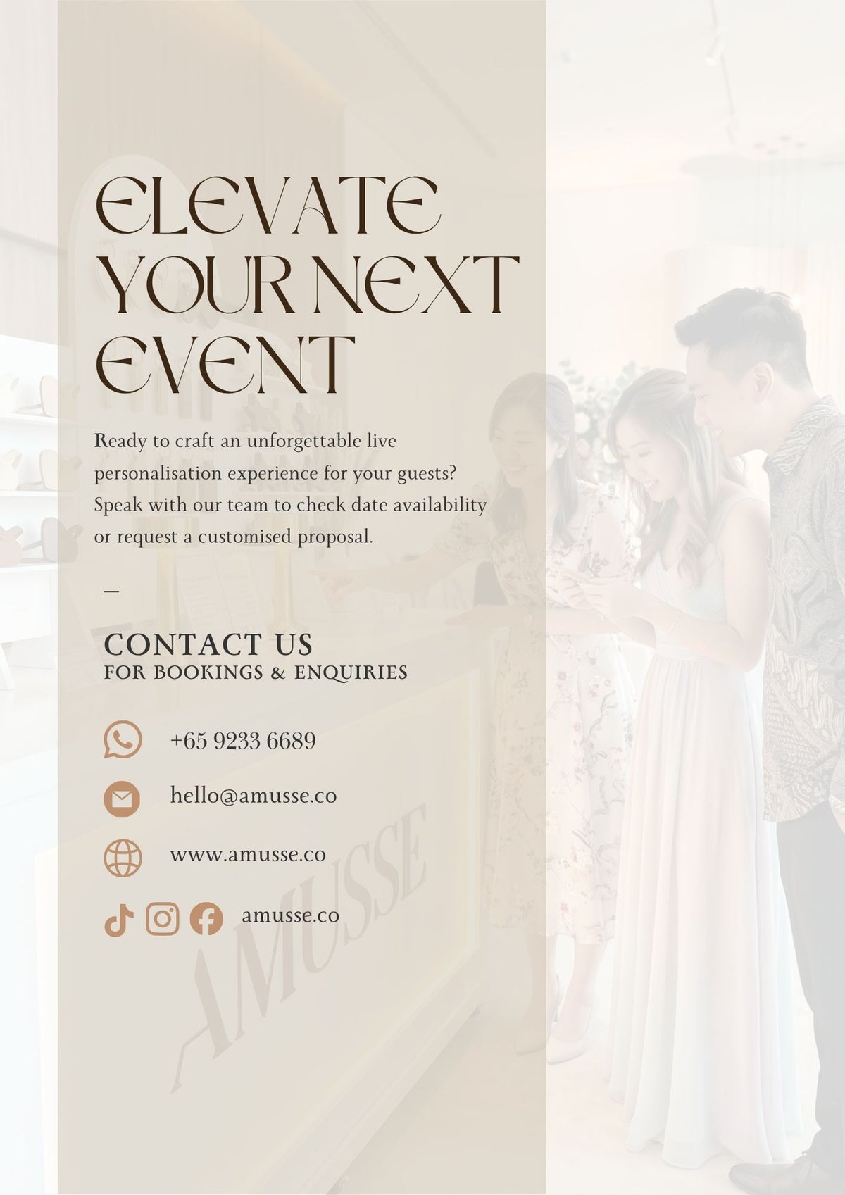 Onsite Personalisation Bar [Hot Stamping / Engraving]