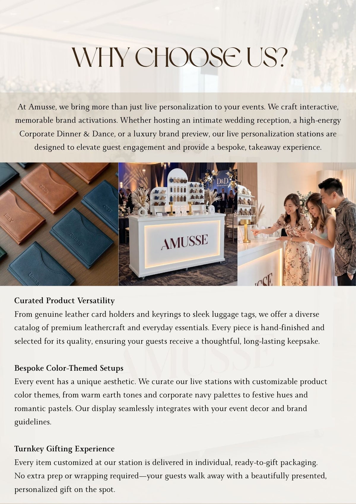 Onsite Personalisation Bar [Hot Stamping / Engraving]