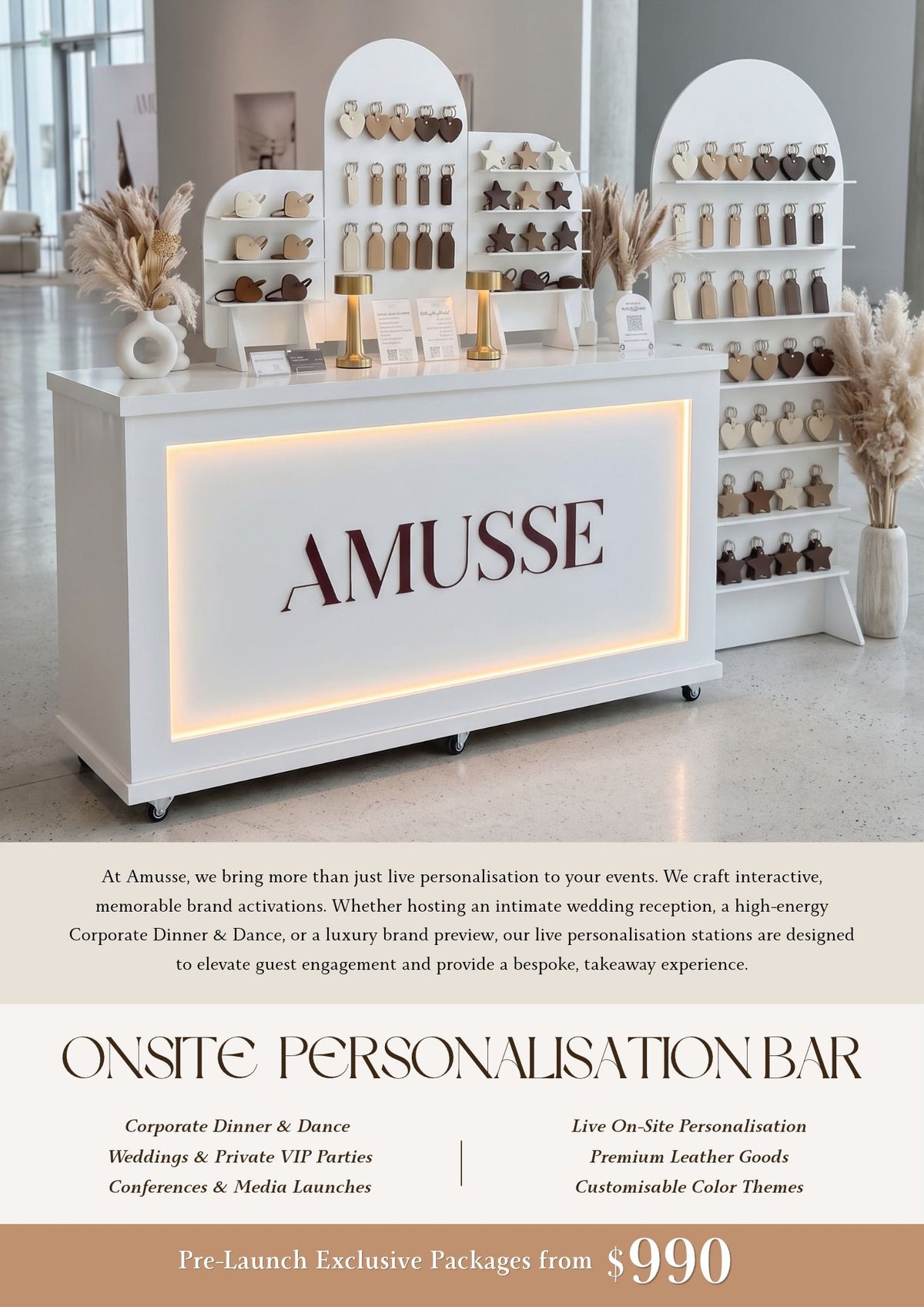 Onsite Personalisation Bar [Hot Stamping / Engraving]