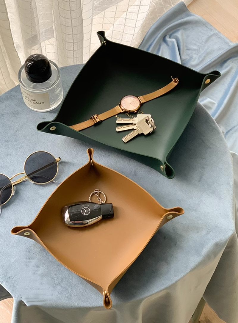 Luxe Leather Tray
