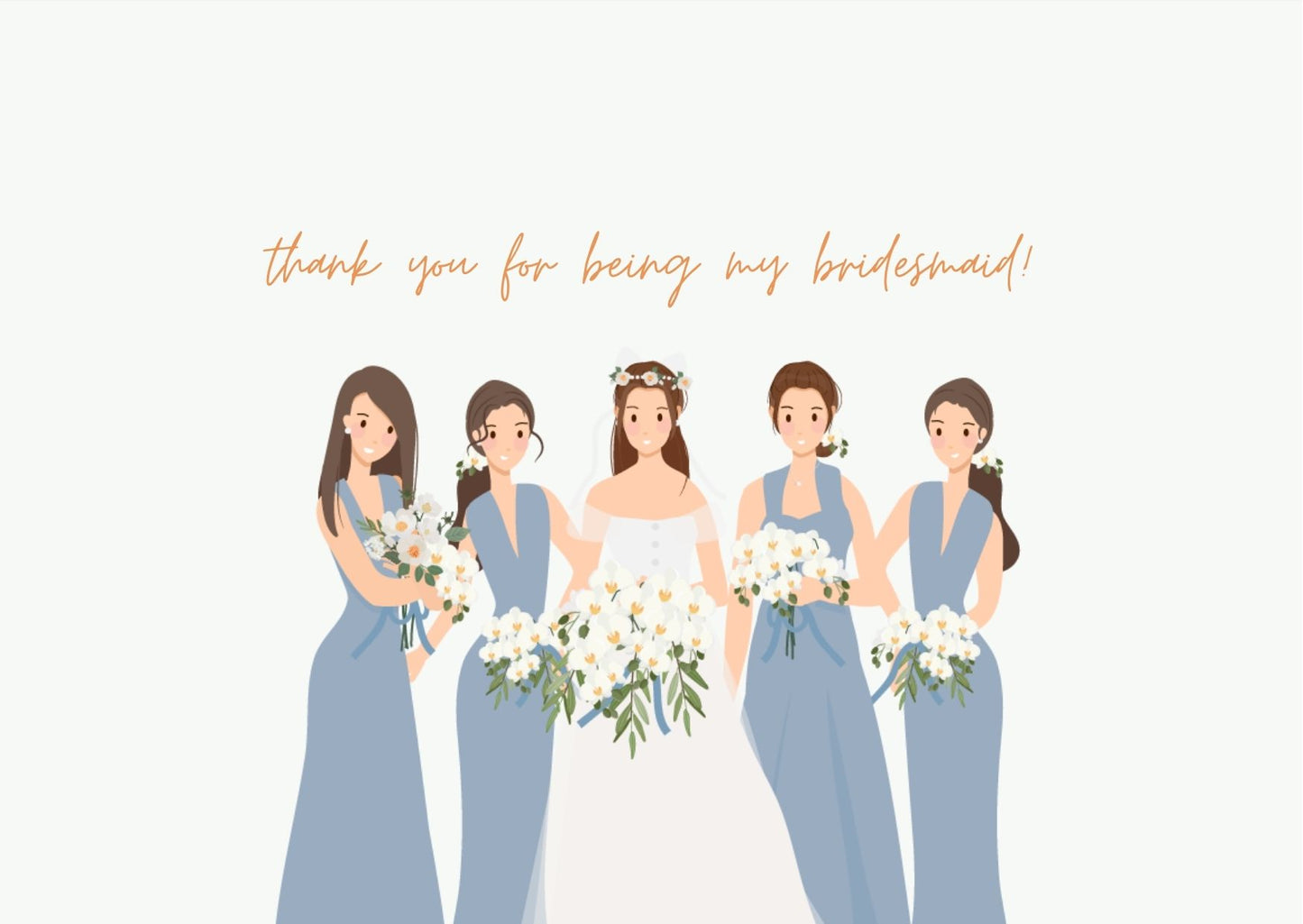 Thank you for being my bridesmaid!