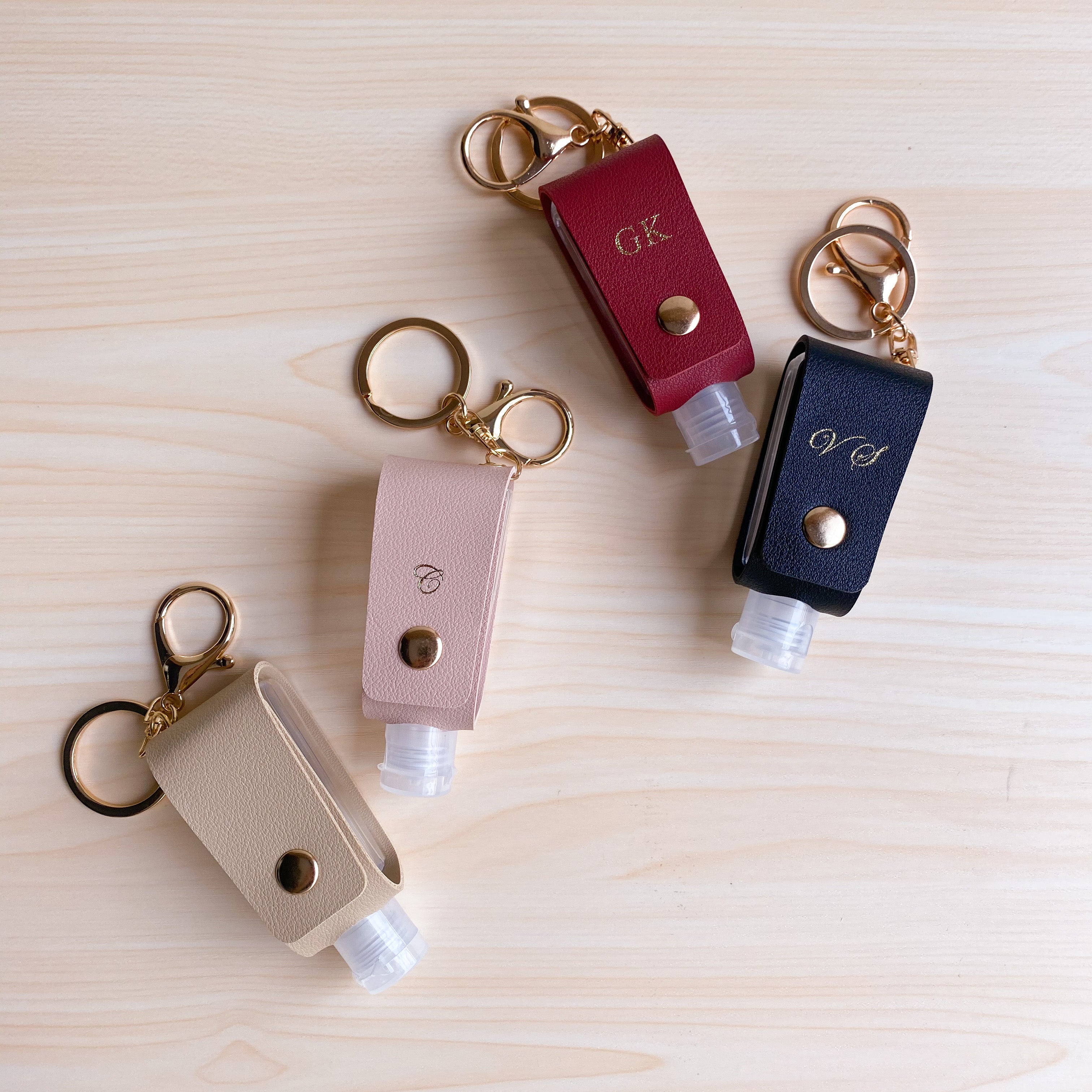 Faux Leather Sanitiser Holder