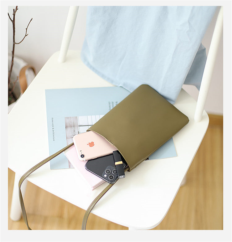Faux Leather Crossbody Bag