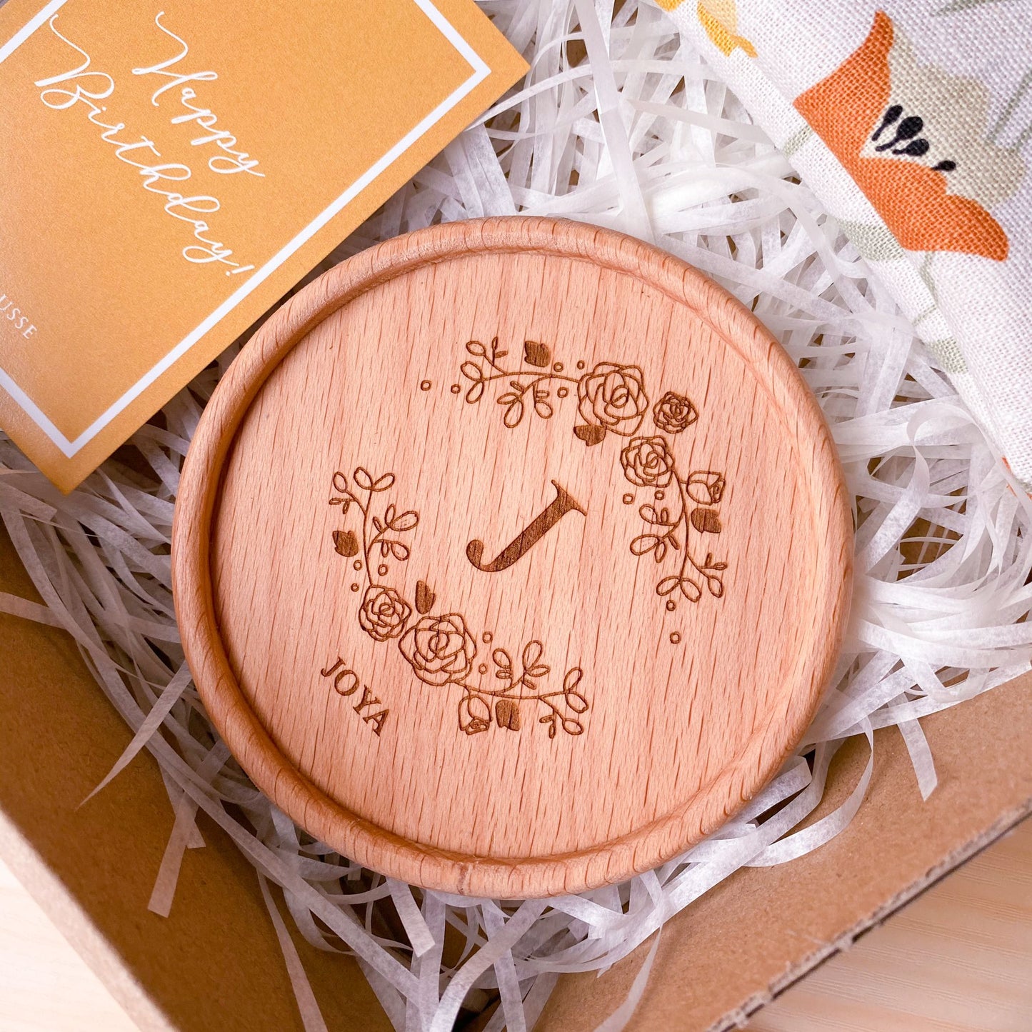 Wood Engraved Coaster