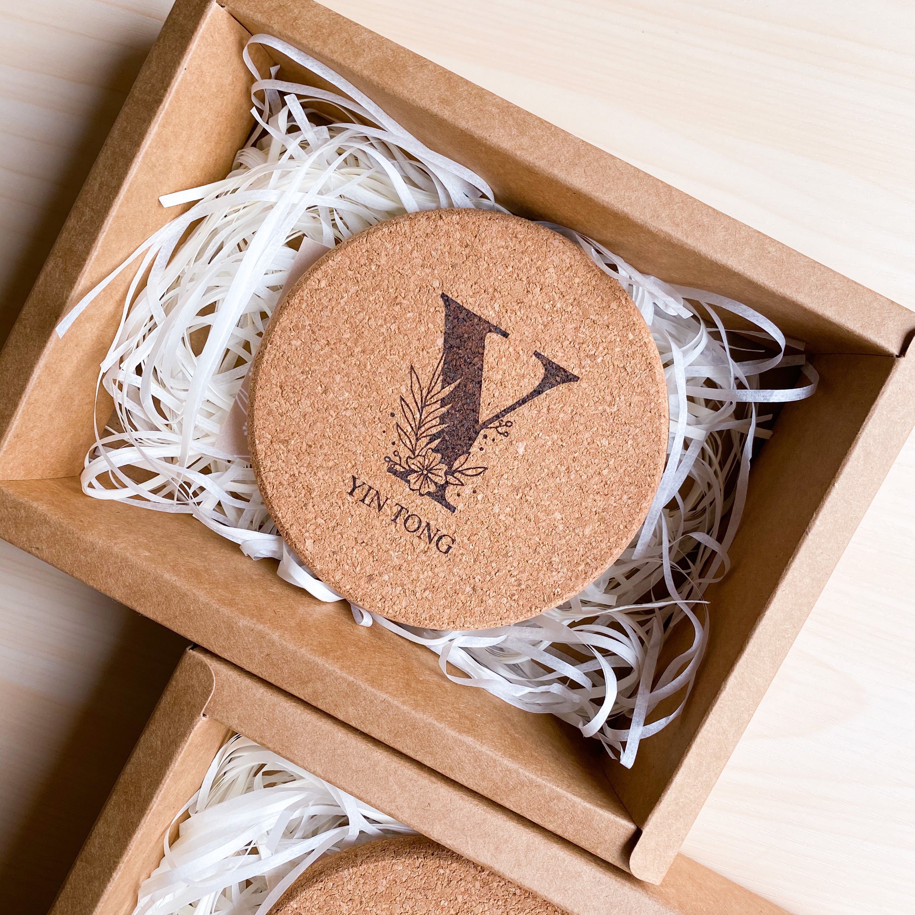 Cork Engraved Coaster
